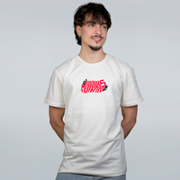 CAMISETA OFF WHITE - MINKAS HALLOWEEN