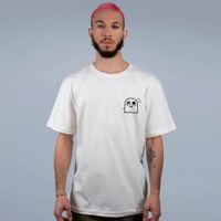 CAMISETA OFF WHITE - MONSTROS E TELEVISÕES