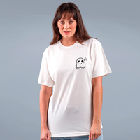CAMISETA OFF WHITE - MONSTROS E TELEVISÕES