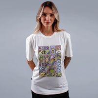 CAMISETA OFF WHITE - MOSAICO FOFURINHAS