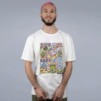 CAMISETA OFF WHITE - MOSAICO FOFURINHAS