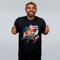 CAMISETA OVERSIZED PRETA - ANIVERSÁRIO BROXADA