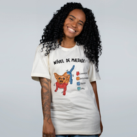CAMISETA OFF WHITE - NÍVEL DE MALDADE