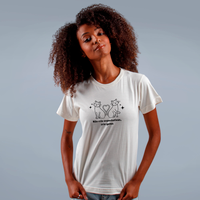 CAMISETA OFF WHITE - NÃO CRIE EXPECTATIVAS, CRIE GATOS