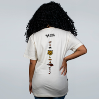 CAMISETA OFF WHITE - PERSONAGENS DO BRASIL