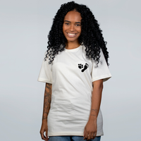 CAMISETA OFF WHITE - PERSONAGENS DO BRASIL