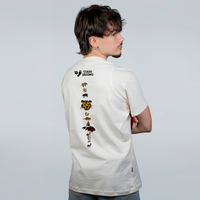 CAMISETA OFF WHITE - PERSONAGENS DO BRASIL