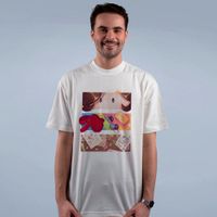 CAMISETA OVERSIZED OFF WHITE - POR TRÁS DAS CÂMERAS