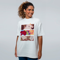 CAMISETA OVERSIZED OFF WHITE - POR TRÁS DAS CÂMERAS