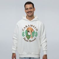 MOLETOM OFF WHITE - CARAMELO