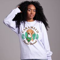 MANGA LONGA OFF WHITE - CARAMELO