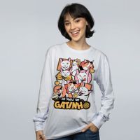 MANGA LONGA OFF WHITE - GATINHOS DO WILL