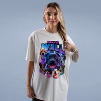 CAMISETA OVERSIZED OFF WHITE - TURMA DO WILL