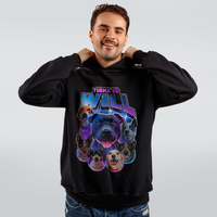 MOLETOM PRETO - TURMA DO WILL