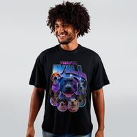 CAMISETA OVERSIZED PRETA - TURMA DO WILL
