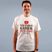 CAMISETA OFF WHITE - YOUTUBER GAMER