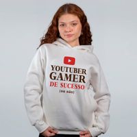 MOLETOM OFF WHITE - YOUTUBER GAMER