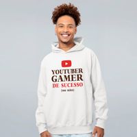 MOLETOM OFF WHITE - YOUTUBER GAMER