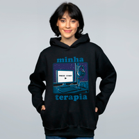 MOLETOM PRETO - TERAPIA GAMER