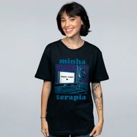 CAMISETA PRETA - TERAPIA GAMER