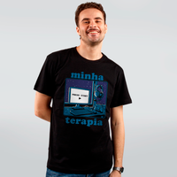 CAMISETA PRETA - TERAPIA GAMER