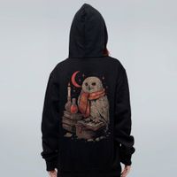 MOLETOM PRETO - MYSTIC OWL