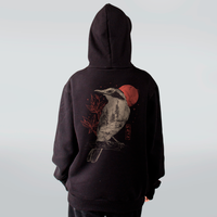 MOLETOM PRETO - WILD BIRD