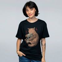 CAMISETA PRETA - TIL DEATH DO US PURR