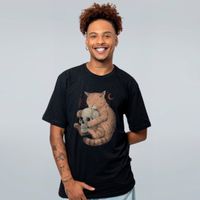 CAMISETA PRETA - TIL DEATH DO US PURR