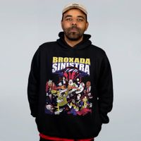 MOLETOM PRETO - BROXADA VERSO