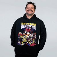 MOLETOM PRETO - BROXADA VERSO