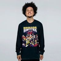 MANGA LONGA PRETA - BROXADA VERSO