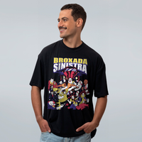 CAMISETA OVERSIZED PRETA - BROXADA VERSO