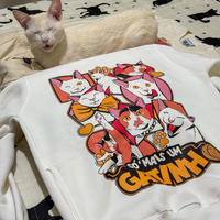 MOLETOM OFF WHITE - GATINHOS DO WILL
