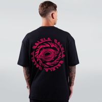 CAMISETA OVERSIZED PRETA - BURACO NEGRO