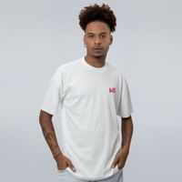 CAMISETA OVERSIZED OFF WHITE - BURACO NEGRO