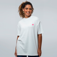 CAMISETA OVERSIZED OFF WHITE - BURACO NEGRO
