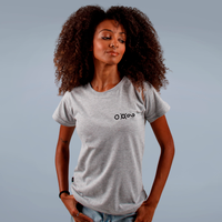 CAMISETA CINZA - SIMBOLOS SIMPLES