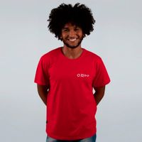 CAMISETA VERMELHA - SIMBOLOS SIMPLES