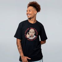 CAMISETA PRETA - PLAY GUIMA CALVA