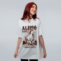 CAMISETA OVERSIZED OFF WHITE - ALÍPIO PAÇOCA