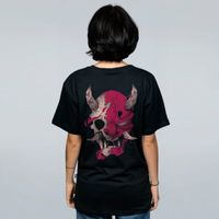 CAMISETA PRETA - DEMON SKULL
