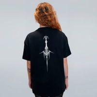 CAMISETA OVERSIZED PRETA - CROMADO