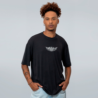 CAMISETA OVERSIZED PRETA - CROMADO