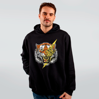 MOLETOM PRETO - TIGRE