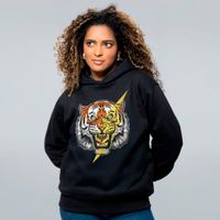 MOLETOM PRETO - TIGRE