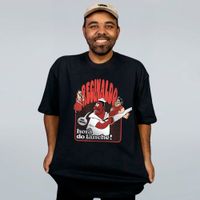CAMISETA OVERSIZED PRETA - HORA DO LANCHE