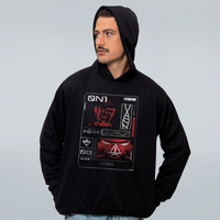 MOLETOM PRETO - DANGER-ZONE