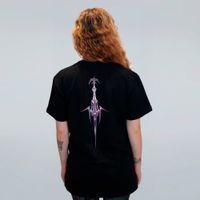 CAMISETA PRETA - CROMADO ROXO