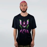 CAMISETA PRETA - EVA COLORIDO
